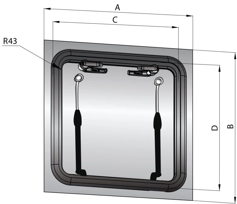 Utrymnings- och ventilationsluckor typ FGH och FGHF