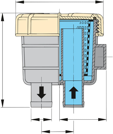 Sjövattenfilter typ FTR140