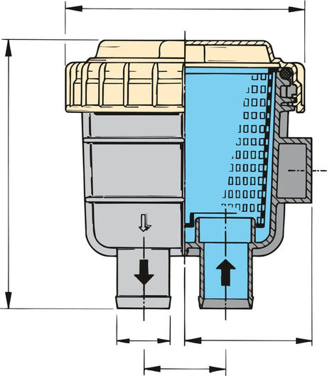 Sjövattenfilter typ FTR330
