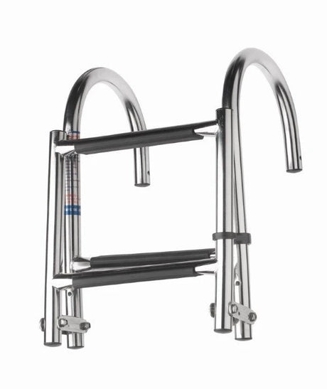 Badstege, ledad, för däcksmontering.