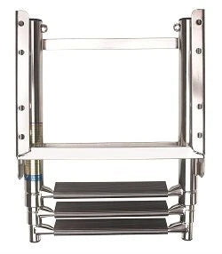 Badstege, teleskopmodell för badbrygga.