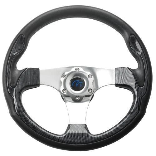 Tre-ekrad ratt med carbon-look, D. 350 mm