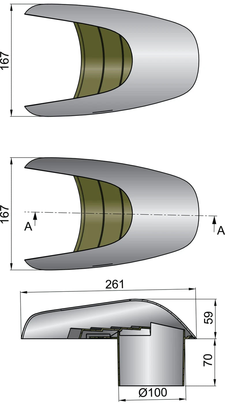 Ventilator typ TYPHOON