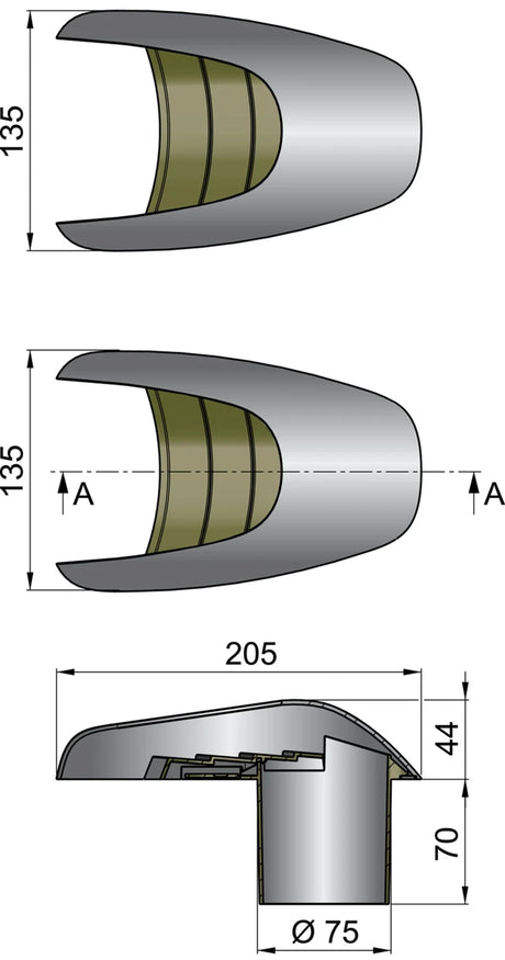 Ventilator typ TYPHOON