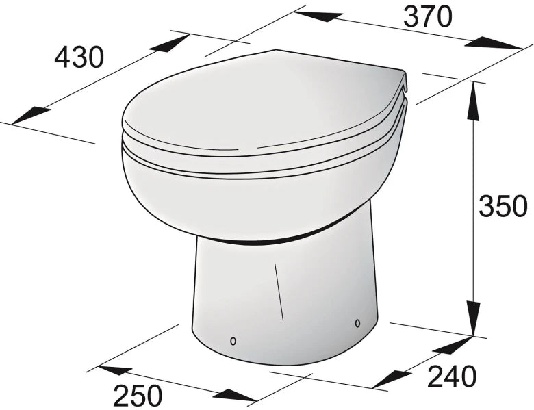 Kompakt toalett typ WCP