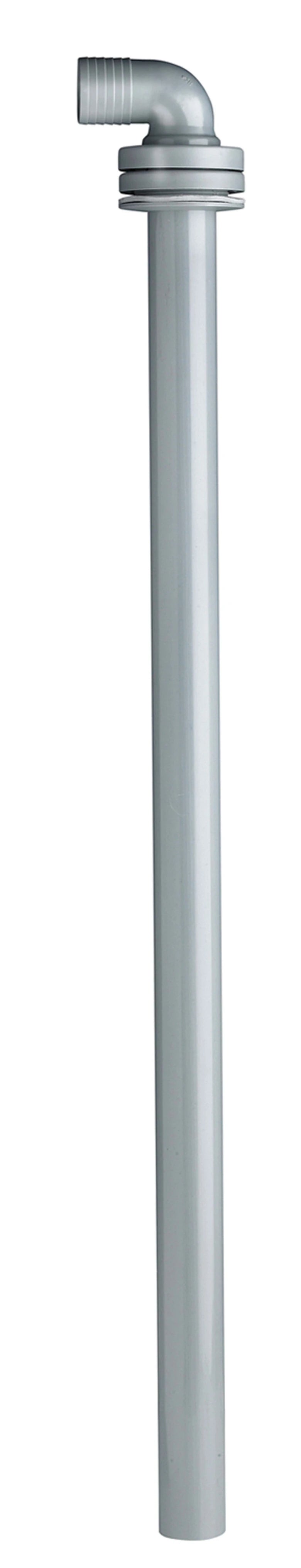 Sugrör, L=780 mm, slangnippel för slang med i.d. 38 mm, rak