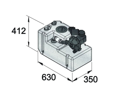 Komplett tank typ WWS