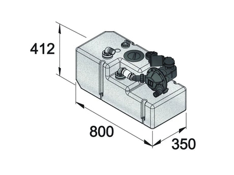 Komplett tank typ WWS