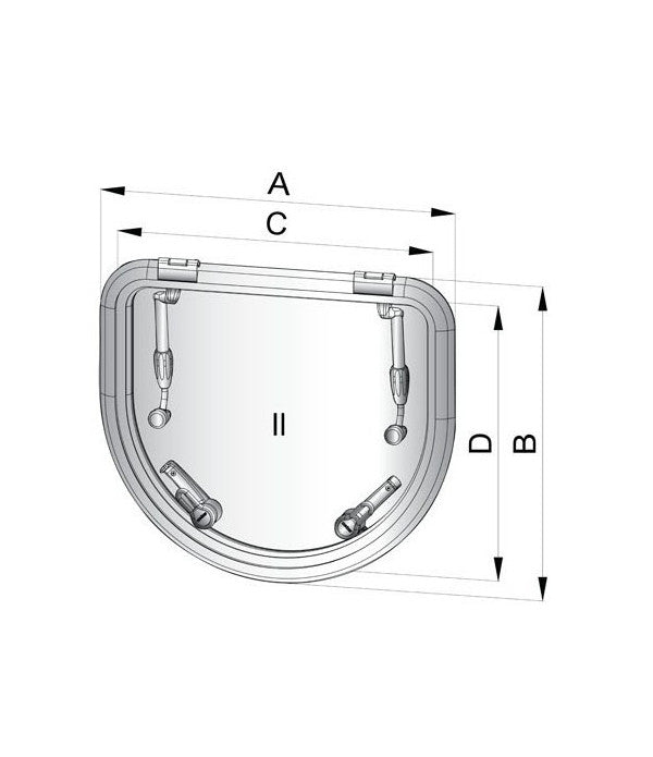 Utrymnings- och ventilationsluckor typ ALTUS