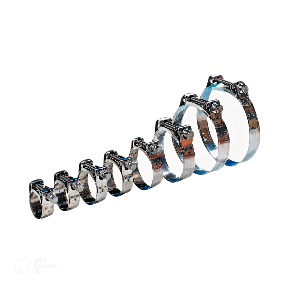 Slangklämma "heavy duty", rostfritt stål