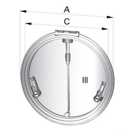 Utrymnings- och ventilationsluckor typ ALTUS