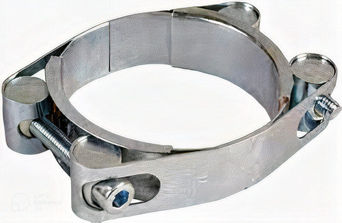 Slangklämma rostfritt stål, med bult