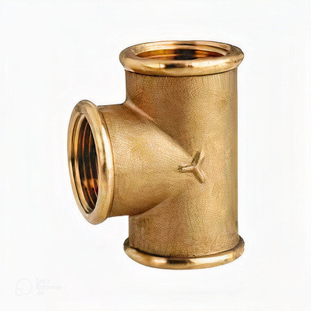 T-stycke mässing, hona