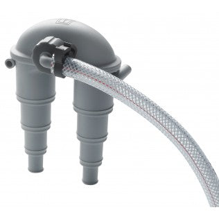 Vakuumventil med luftningsslang (inkl. 4 m slang och bordsgenomföring) för slang med I.D. 13-32 mm