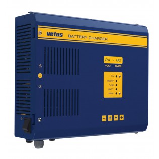 Batteriladdare 24 V, 50 A, för 3 batteribanker