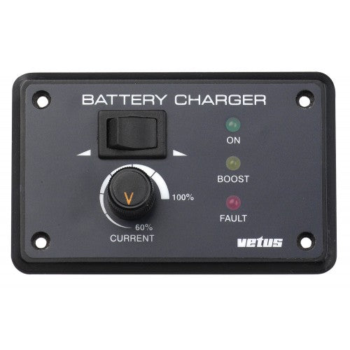 Fjärrkontrollpanel för batteriladdare 12/24V