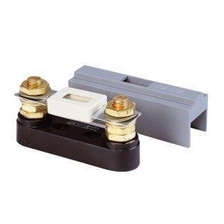 Säkringshållare, typ C100 inkl. lock, lämplig för säkringar 40 till 500 Amp