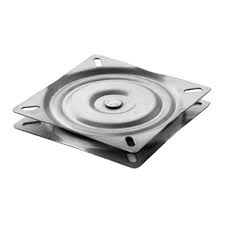 Roterbart stolsunderrede i rostfritt stål