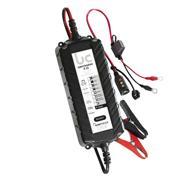 UNICHARGE 4.12 - smart batteriladdare 6-12V - 4A, 2-120 Ah