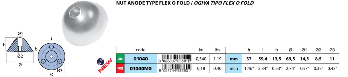 ZINK FLEX O FOLD 2,3 och 4 blad