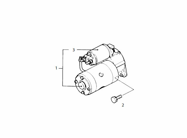 Startmotor 15 tänder